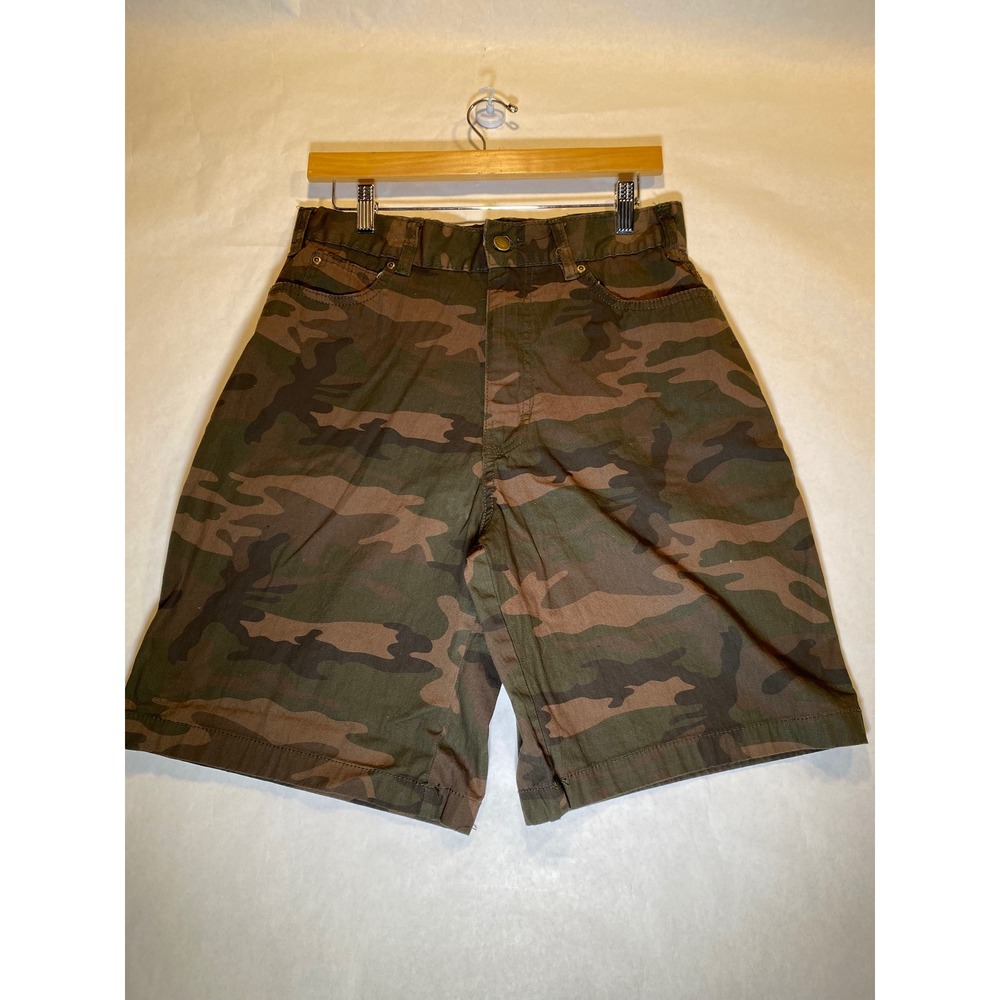 Green Bass Creek Outfitters Cargo Shorts Camo Workwear 32 Mens